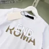 Popular baby T-shirt kids designer clothes Two tone logo printing girls Short Sleeve Size 100-150 CM boys tees summer child tshirt 24April