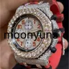 Piquet Audemar Luxury Watch for Men Mechanical Es Diamond Bust Down Full Iced Out VVS Moisanite Swiss Brand Genève Genève Montreux de haute qualité