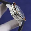 Watchman Luxury Watch for Men Automatic Mechanical 9015 Movimento orologio Striscia in gomma in cristallo in zaffiro 45mm Super luminosa Montre de Luxe Fashion 10a orologio