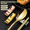 Kitchen Storage Useful Food Grade Exquisite Workmanship Chopsticks Spoon Stainless Steel Tray Smooth Touch Chopstick Holder Tools