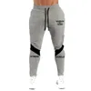 Fitness Muscle Gym Pantalons de jogging Men Bodybuilding Running Cotton Sweatpants Patchwork pantalon Run Training 240412