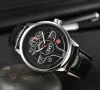 2024 Новые высококачественные мужские роскошные часы три шва серии Mens Quartz Watch European Top Luxury Brd