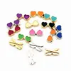 Charms Selling 10Pcs Lot Eyeglasses Floating Living Glass Memory Locket DIY Jewelry252Z