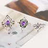 With Side Stones Silver Color Knuckle Rings Set For Women 2024 Punk Crystal Midi Finger Female Turkish Boho Drop Jewelry 7 PCS Bague Femme
