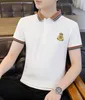 B8560 Mens Designer Polo Polo Summer Summer Soueve Classic Golden brodery tee Designer Shirts Brand Polos Shirts