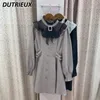 Lässige Kleider Rojita Lolita Style Vintage Kleid Gir kurze Minenmine Massenproduzierte Taille Slimming Frühling Herbst für Frauen