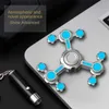 Novelty Games Sense Chaos 3 Double Pendulum Luminous Fidget Rotator Alloy Extra Long Finger Pressure Reducing Toy Q240418