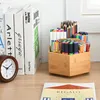 Pudełka do przechowywania obrotowe biurko Organizator 6-siewiery do przechowywania ołówków artykułów papierniczych biura życie