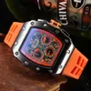 Tiktok das gleiche multifunktionale Business Cool Sport Quartz Mens Watch Wine Barrel Luminous Student Party