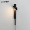 Wandlampe Einstellbare Winkel -Wandleuchter Moderne LED -Spiegelleuchten für Schlafzimmer Nachtirgang Nordic Loft Luminarias Home Decor