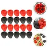 Party Decoration 20 PCS Simulation Raspberry Simulated Fruit Prorning Home Decor Artificial Fake Kids Toy PVC False Po Prop Child