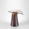Vaser nordiskt guld glas vasblomma estetiska hydroponic ikebana modern stor design transparent vazen ​​lyxhemdekor wk50hp