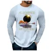 Heren t shirts workout voor mannen shirt lange mouw ronde nek grappige print pullover sweatshirt katoen spandex tops