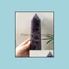 Gemystones en vrac 1pcs Dream Natural Amethyst Crystal Quartz Points de guérison Drop Livraison OTGK9