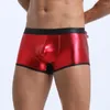 Underpants sexy erotische reflektierende Unterwäsche für Männer Baumwollboxer Mann atmungsaktives Höschen Massive Marke Hochqualität 1902-DPJ