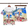 Designer Mens Tracksuits Sets Jogger Sweatshirts Sport Jogging Suits Man Two Piece Set T Shirt Summer Gedrukte korte mouw 2kkg