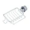 Kitchen Storage Soap Dishcloth Brush Holder With Hook Sink Drain Rack Detachable Adjustable Bathroom Accessories