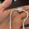 Braccialetti di fascino a caldo venduto di alta qualità autentico 925 braccialetti a catena di serpenti in argento sterling marca Bracciale Pandor Bracciale per donne