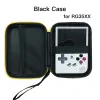 Caisses sac noir pour anbernic rg35xx rg353v 3.5 pouce de jeu vidéo portable du jeu vidéo noir cashage de pote de poche portable imperméable