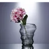 花瓶の花のガラス装飾品花瓶型デスクトップリビングドライアレンジメント水耕部の部屋の装飾