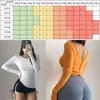 Cloud Hide SEXY Girl Yoga Shirt for Winter Autumn Workout Long Sleeve Sports Top Women Gym Fiess T-shirt Lady Running Cover-up