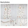 Sac de couchage bébé Summer SleepSack Kids Sleepwear Antikick Couverture 318 mois étoiles Sky Cartoon Print 100% coton 240415