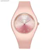 Andere horloges TPW full -size 40 mm kwartskijk voor dames rubberen band huidvriendelijkl2404