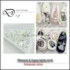 Loose Diamonds Mix Sizes 1440Pcs 288Pcs Clear Crystal Ab Ss3-Ss30 Flat Back Non Fix Rhinestone Glass Gem For 3D Nail Art Decoration Dr Otbpp