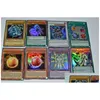 Juegos de cartas Yuh Caja de 100 piezas Holográfica Yu GI OH Game Collection Children Boy Childrens Toys 220921 Drop entrega dhzwr