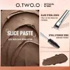 Potenciadores o.two.o cowerbow pomade brow gel wax 2 en 1 impermeable de textura cremosa duradera tinte de cejas para cejas cosméticos