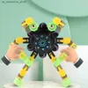 Novel Games Fit Toys Wacky spårar fidget spinner Toys for Children Anti Pressure Hand Rotators Cykelkedjor Tryck Minska Vuxen Ventilation Gåvor Q240418