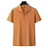 Polos masculins mlshp solona tissu coton polo