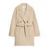 Créateur manteau vestes en manteaux pour femmes mélanges couches trench veste couleurs coloriques de la femme mince du vent mince