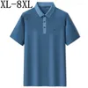 Herren Polos 8xl 7xl 6xl 2024 Sommer Fashion Design Herren Polo Shirt Business T-Shirt Man High-End-Luxus-Streifenhirts für Herren Kleidung