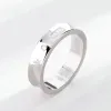 Designer solid T Diamond ring for women men luxury 1837 jewelry s925 Sterling Silver high quality fashion trend couple anniversary style T ring love ring gifts