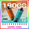 VAPME CROWN BAR 18000 puffs VAPME 18000 DTL VAPE Type C Port battery 850mAh Pod Capacity 25ML BANG KING BANG BOX