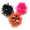 Hair Accessories 3pcs Head Dress Flower Hairpin Color Claw Clip Brooch Headwear Party Dance Shiny Diamond Lace Girl Gifts