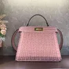 Modedesigner F Series High-End Woven Handbag Shoulder Bag Crossbody Bag ~ FD3318280 ~ Storlek: 27*15*6cm