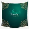 Decoraciones del Ramadán Decoración del Islam Eid Decoración de fondo impreso Tapestería de pared Ramadán Mubarak Kareem Decoración del hogar Hippie 240403