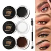 Enhancers Wild Brow Eyebrow Brush Eyebrow Pomade And Brush Kit Natural Waterproof Long Lasting Creamy Texture Tinted Sculpted Brow Gel