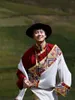 Vêtements ethniques Tibetan Men's Robe Trip ShooT minority Set Po Dance Costume