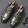 Sapatos casuais vintage homens italianos mola o outono vestido formal couro de couro casto oxfords mocassins de alta qualidade