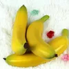 Party Decoration 2x Plastic Foam Artificial Banana Simulation Fruit Model Funny Present Shop Decor Practical Home