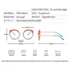 Солнцезащитные очки Swanwick Anti -Blue Light Очки для женщин Половина металла TR90 Ретро круглые рамы Оптические женские розовые леопардовые линзы