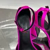 Дизайнерские сандалии роскошные женщины высокий каблук Сандейл Вер SAC SAC SILK SANDAL FADY SLIDE