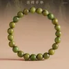 Strand Strand Green Sandal Plate de bois de santal jouant Bracelet Bouddha Bouddha Bouddha Bouddha Circle de femme