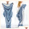 Sacchi a pelo manica shark grigio tuttoni adt pajamas cosplay kigurumi pajamas cartone animato halloween costume abbigliamento da sonno abbigliamento abiti 230922 dhblo