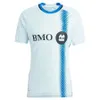 2023 2024 Cf Montreal Maillot Soccer Jerseys Kids Kit Man 23 24 футбольные рубашки Home светло -голубые голубы