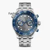 Hochwertiger Designer teurer Herren Watch Explosive Feststahlgürtel Vollfunktion Timing Herren Quartz Uhrenfabrikfabrik Pass Stoßwächter