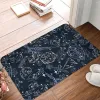 Mattor mattor Azure Pretty Gear for Babes Everywhere Cleric DND Game D20 DD Nonslip Rug Doormat Living Room Mat Balcony Mattan inomhus inomhus